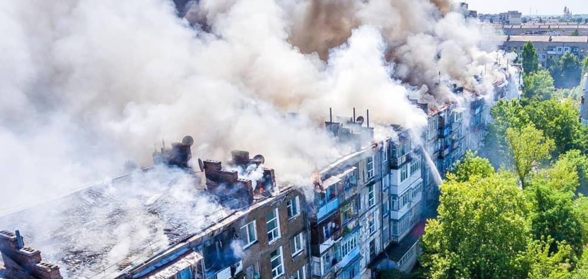 Пожежа в Новій Каховці