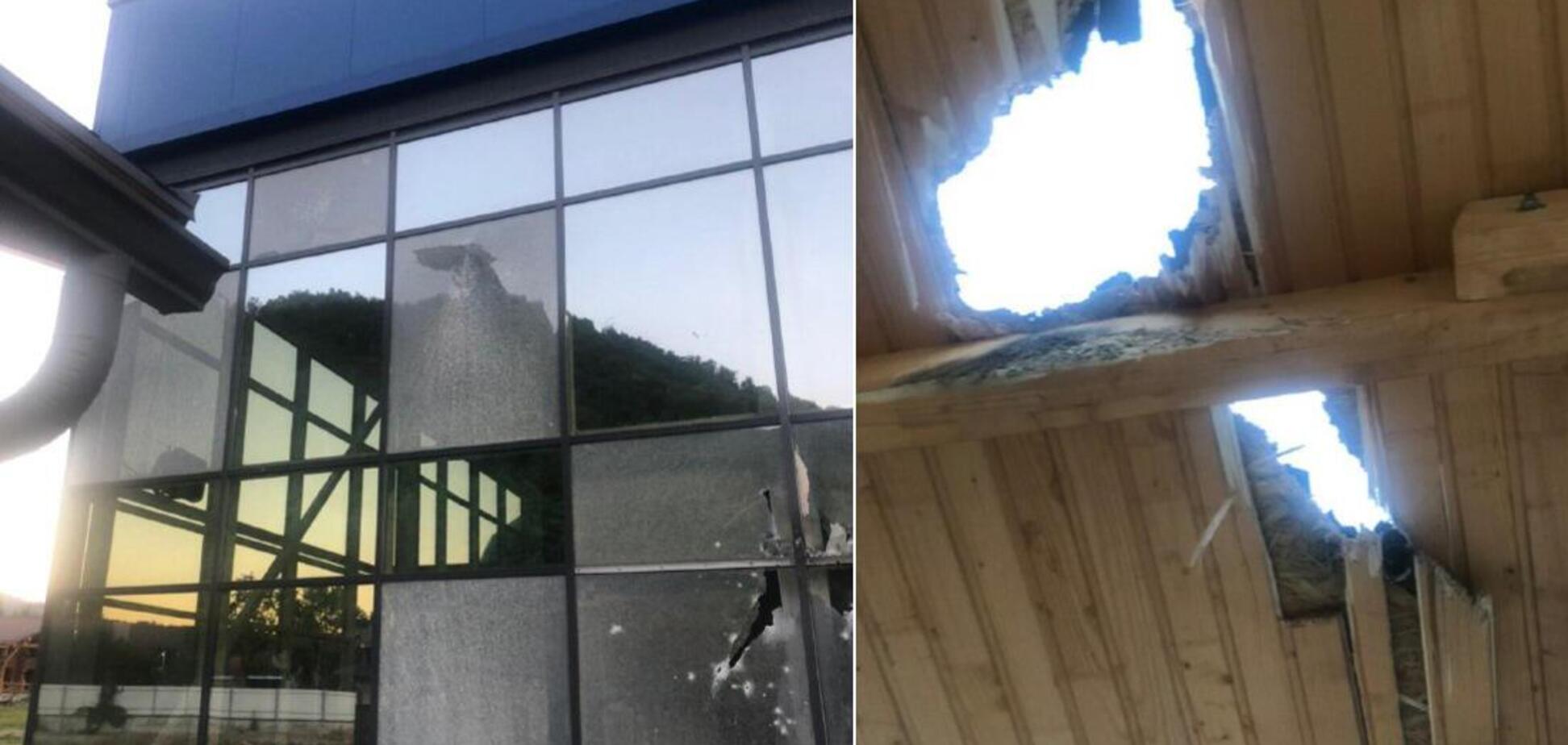 В Мукачево из гранатомета расстреляли развлекательный комплекс. Фото и видео ЧП