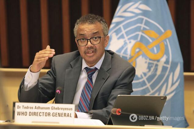 Гебреєсус вважає, що піку пандемії ще не досягнуто