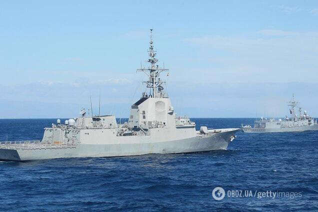 Чорноморський флот Росії почав стеження за групою кораблів НАТО