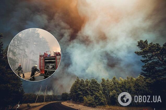 Авиация не тушит пожары на Луганщине