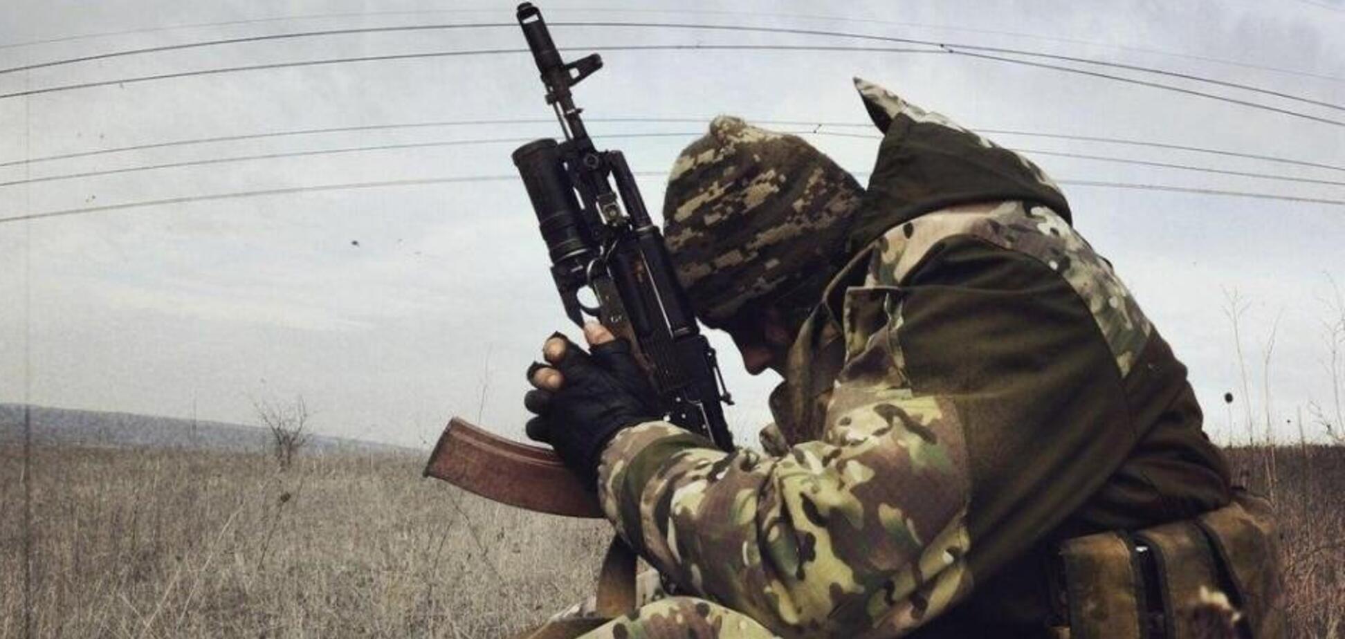 Воин на Донбассе