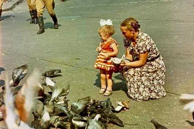 Бессарабская площадь в Киеве в 1950-1960-х годах