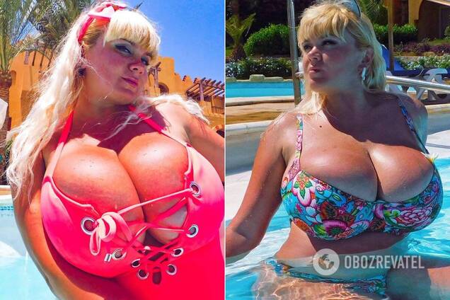 В Украине определили женщину с самой большой натуральной грудью. Фото