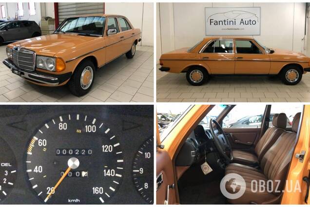 43-летний дизельный Mercedes W123 продали за 70 000 евро