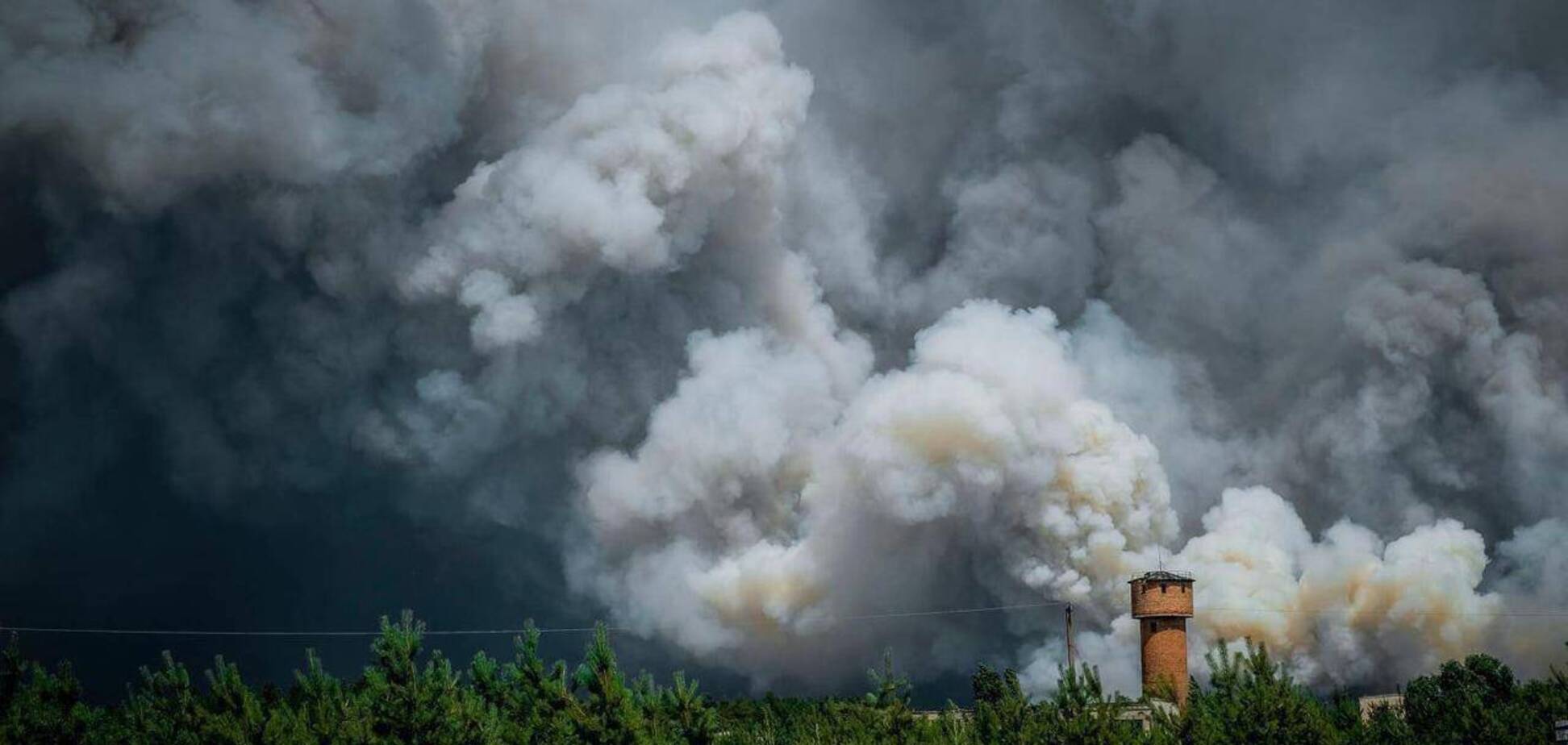 Лісові пожежі на Луганщині