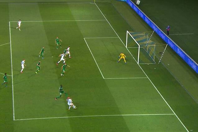 Момент с передачей на Шепелева перед его голом в ворота 'Ворсклы'