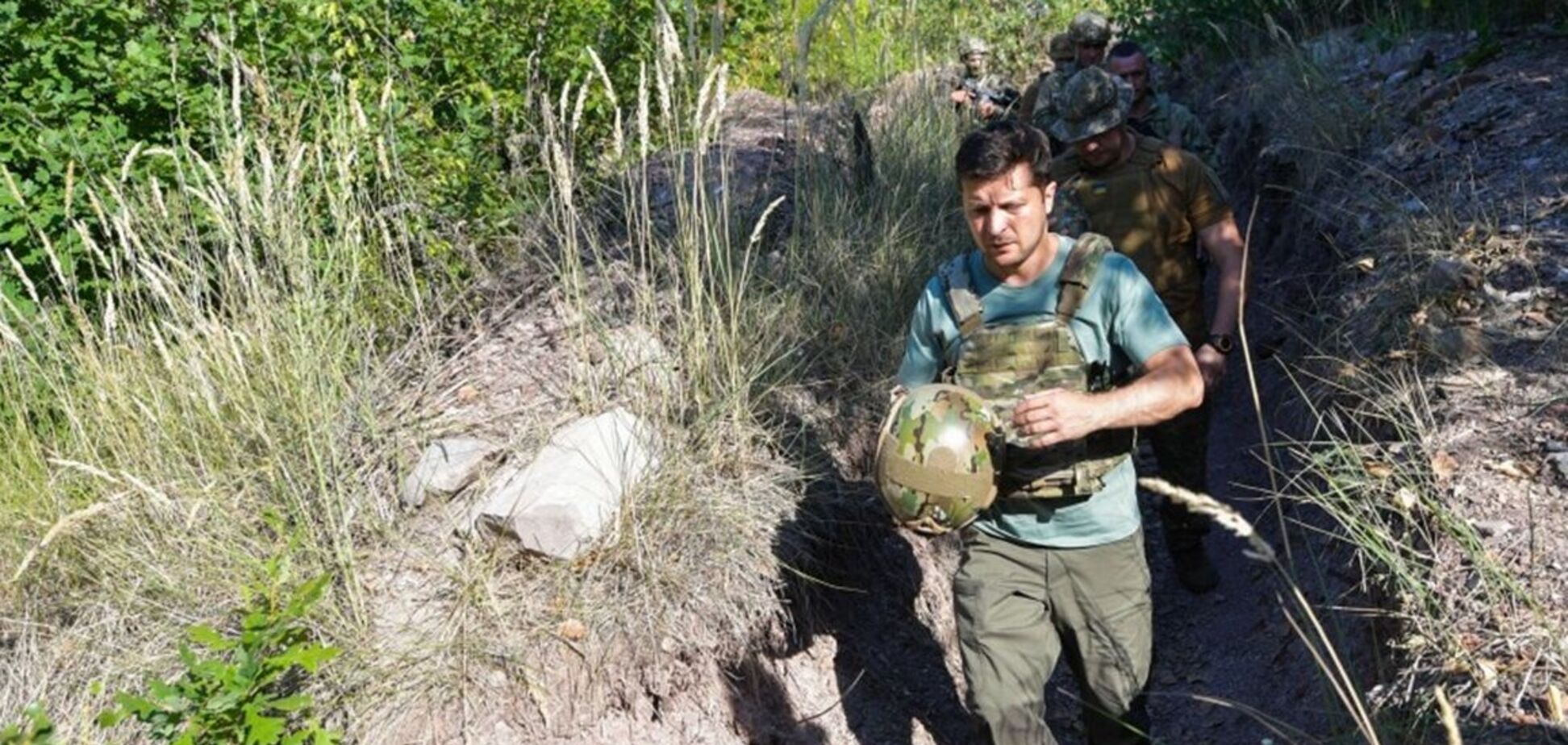 Зеленський на Донбасі