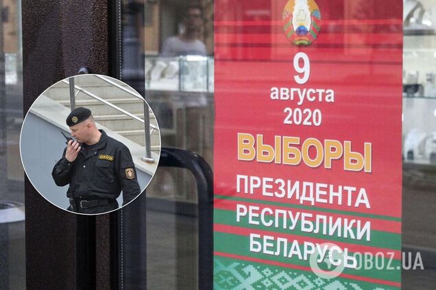 На протесте в Беларуси ОМОН опустил щиты