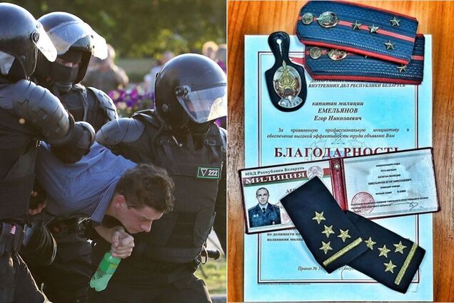 Офицер белорусской милиции ушел в отставку на фоне протестов