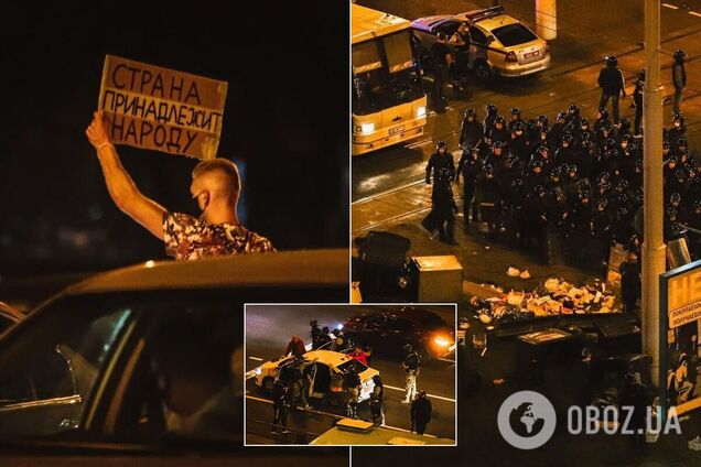 Протести в Білорусі: з'явилися фото з епіцентру сутичок