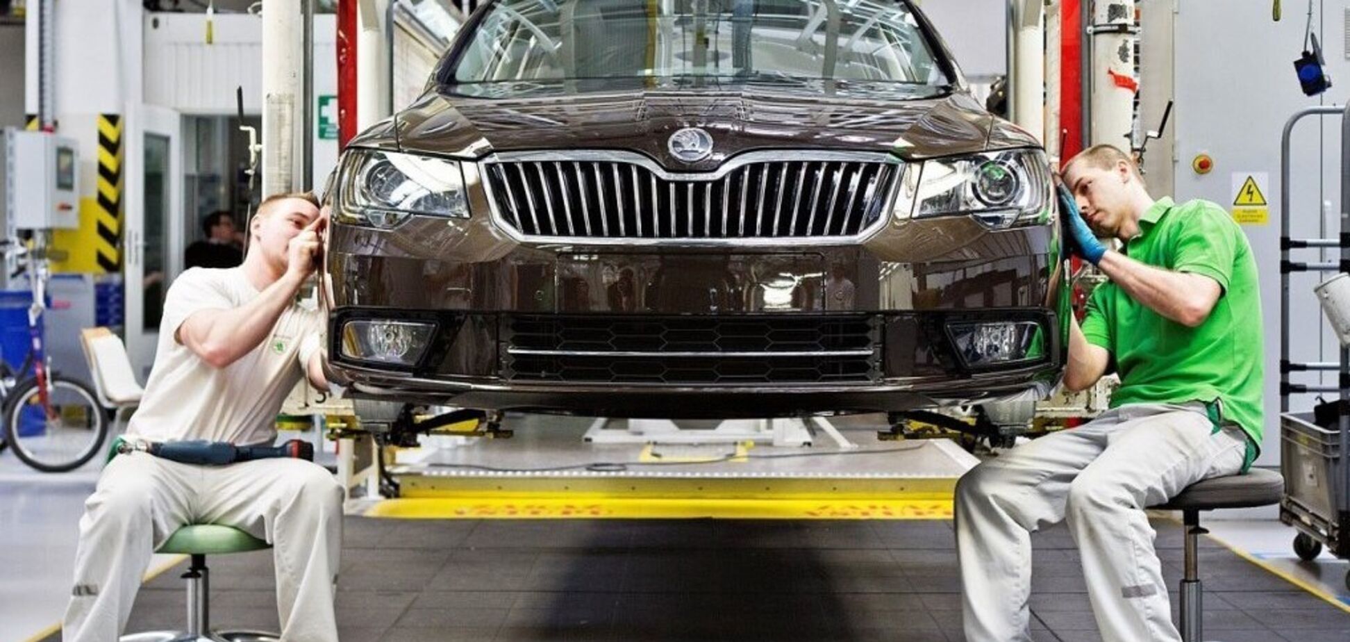 Производство Skoda лидирует в Украине. Фото: ukrautoprom.com.ua