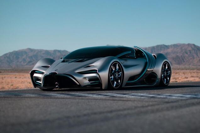 Водневий електрокар Hyperion XP-1 здивував запасом ходу. Фото: Hyperion Motors