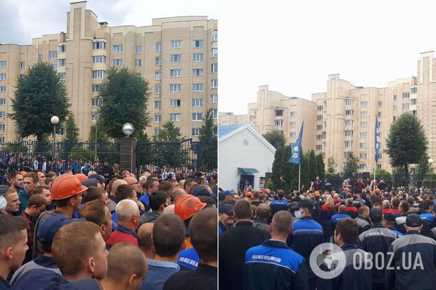 На протест вийшли працівники БілАЗа