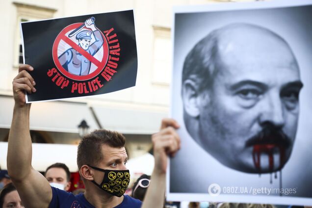 Протесты в Беларуси против Лукашенко 