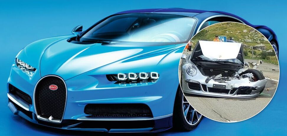 В ДТП столкнулись несколько дорогих автомобилей