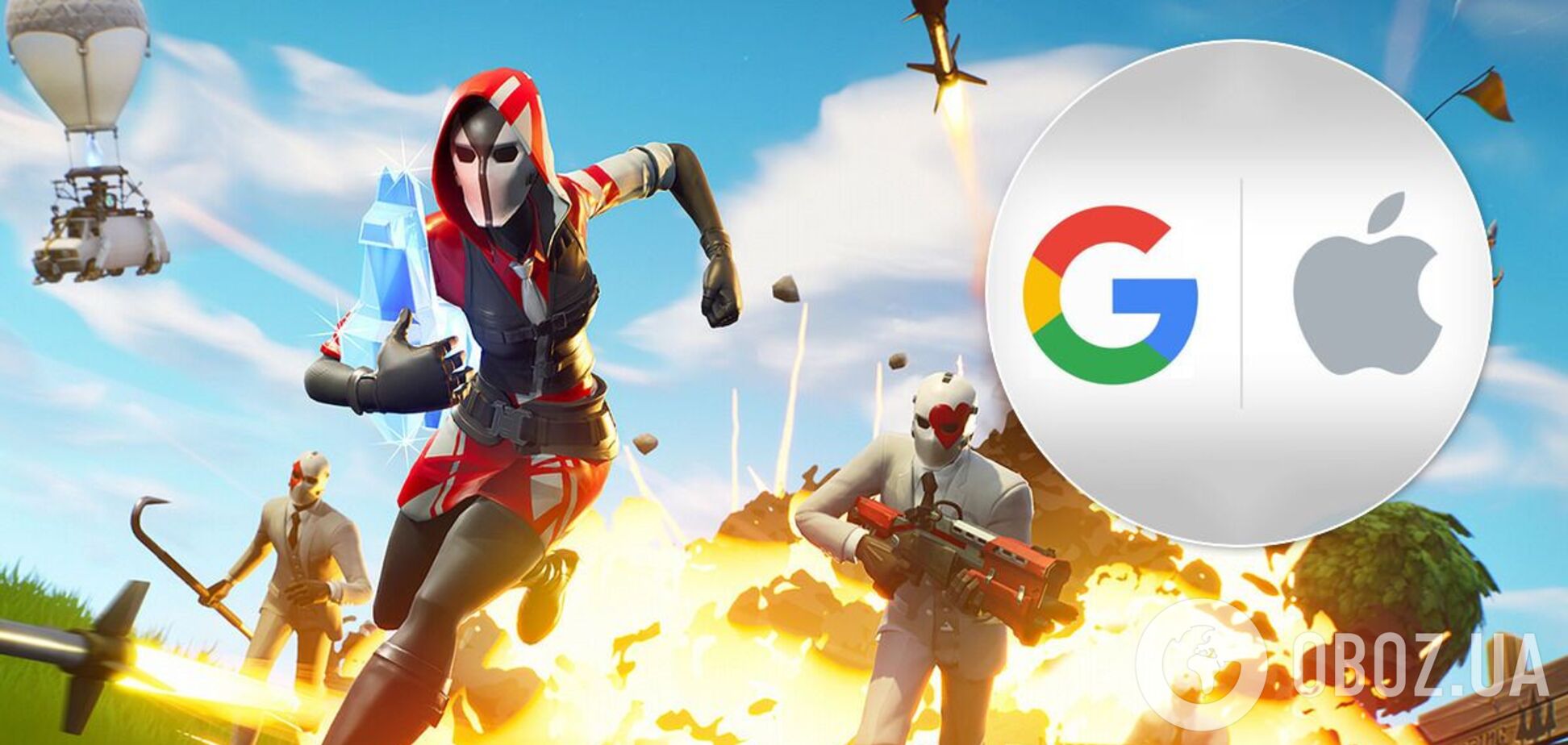 Создатели игры Fortnite подали в суд на Apple и Google, высмеяв корпорации в ролике