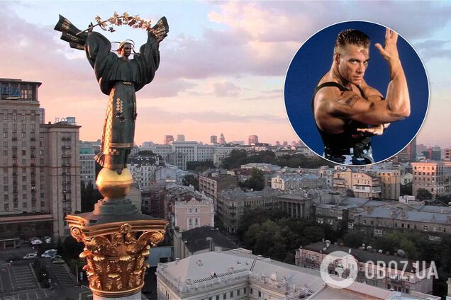 Ван Дамм снимается в Киеве