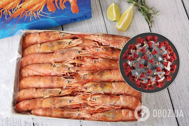 У Китаї COVID-19 знайшли на заморожених креветках і курці