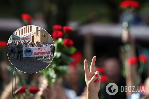 Бойцы ВДВ поддержали митингующих