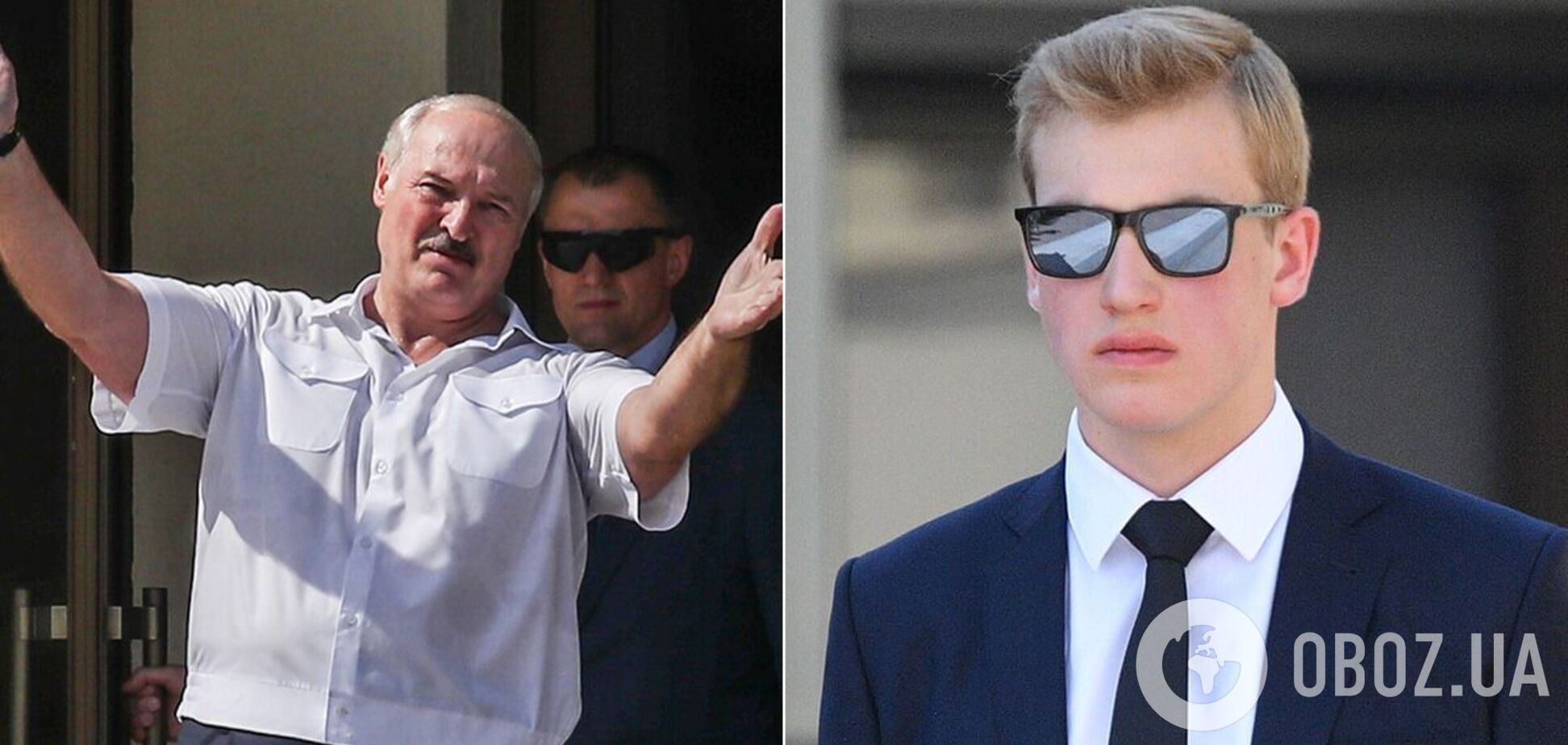 Син Олександра Лукашенка з'явився з ним на МАЗ