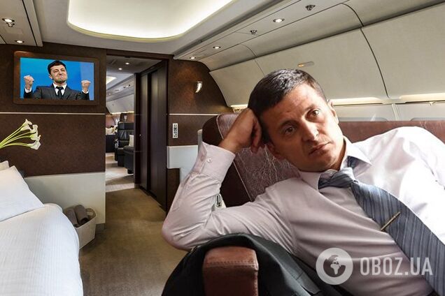 Зеленский на самолеты потратил больше миллиона