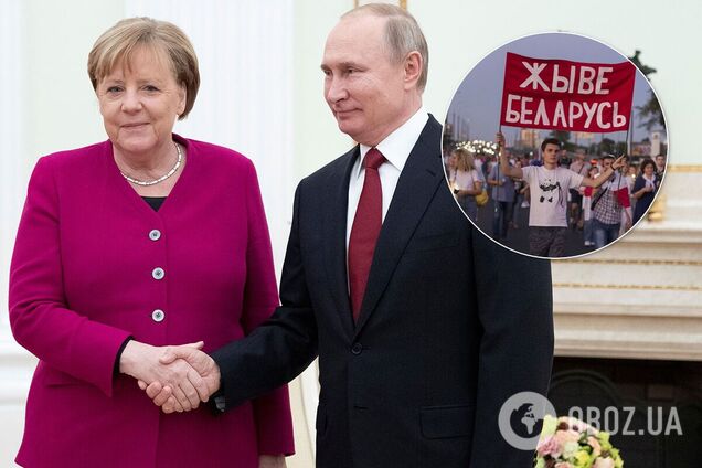 Меркель и Путин обсудили ситуацию в Беларуси