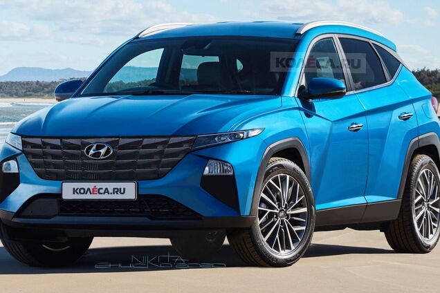 Новый Hyundai Tucson получит очень похожий дизайн. Фото: kolesa.ru
