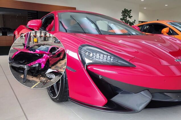 McLaren за $200 000 попал в ДТП с VW Golf