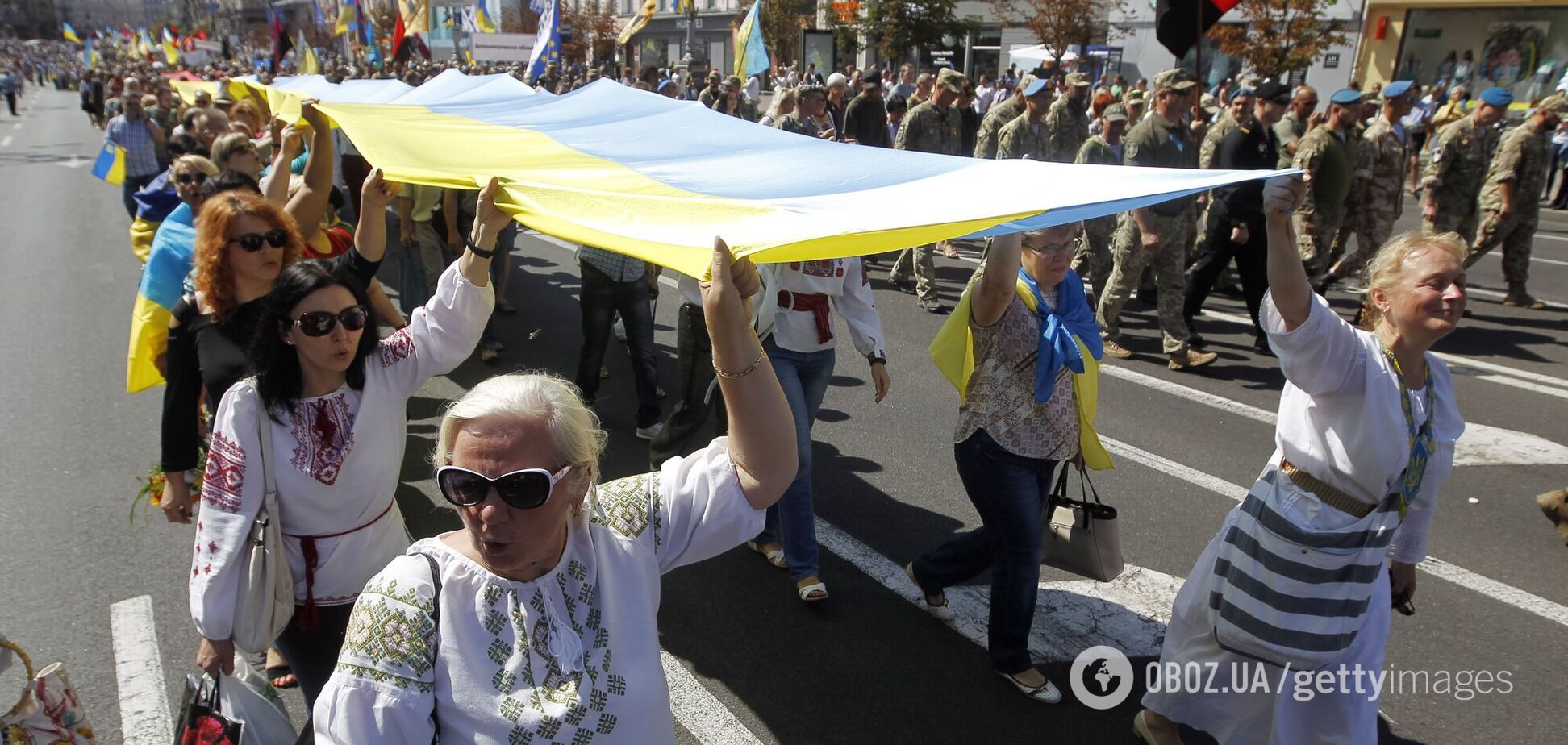 Празднование Дня Независимости в Киеве
