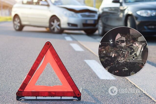 На Полтавщине в ДТП с грузовиком погибли малолетние дети и водитель. Фото