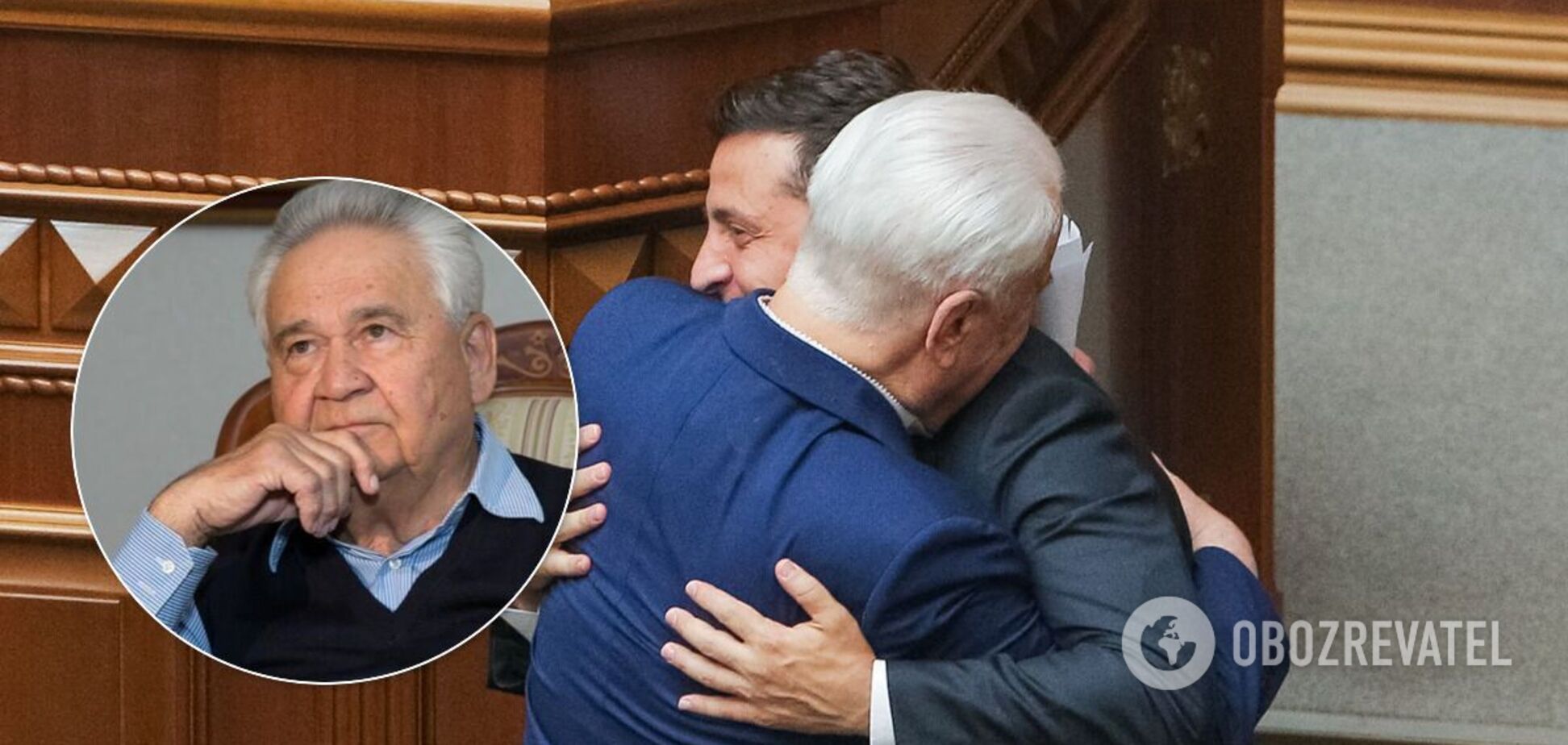 Зеленский рассказал, как 86-летний Кравчук и 87-летний Фокин 'поднимают' переговоры по Донбассу