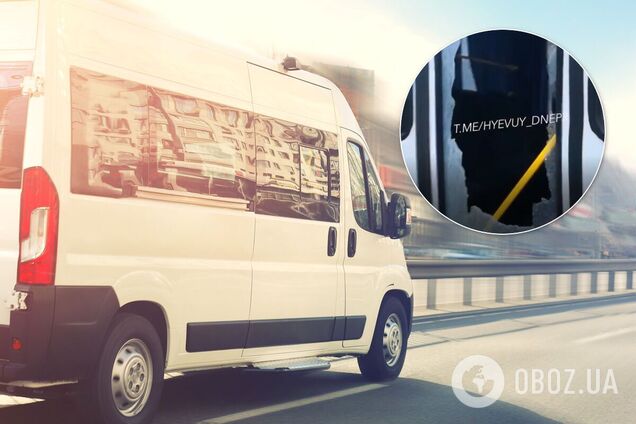 У Дніпрі пасажир помстився маршрутникові розбитими дверима. Відео