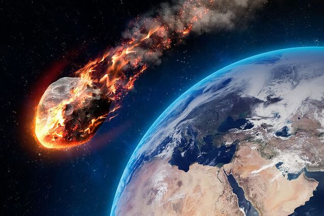 До Землі летить астероїд групи 'Аполонів'. Ілюстрація