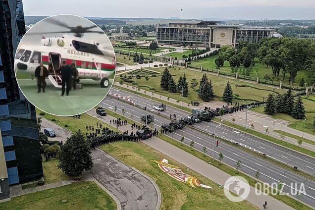 В сети сообщили об эвакуации Лукашенко: тот 'нагрянул' с автоматом. Видео