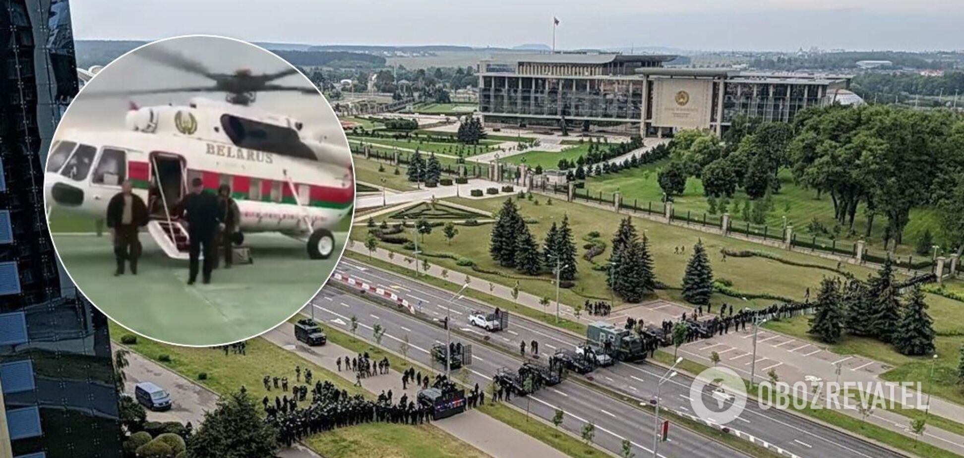 В сети сообщили об эвакуации Лукашенко: тот 'нагрянул' с автоматом. Видео