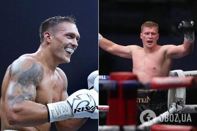 Александр Усик и Александр Поветкин