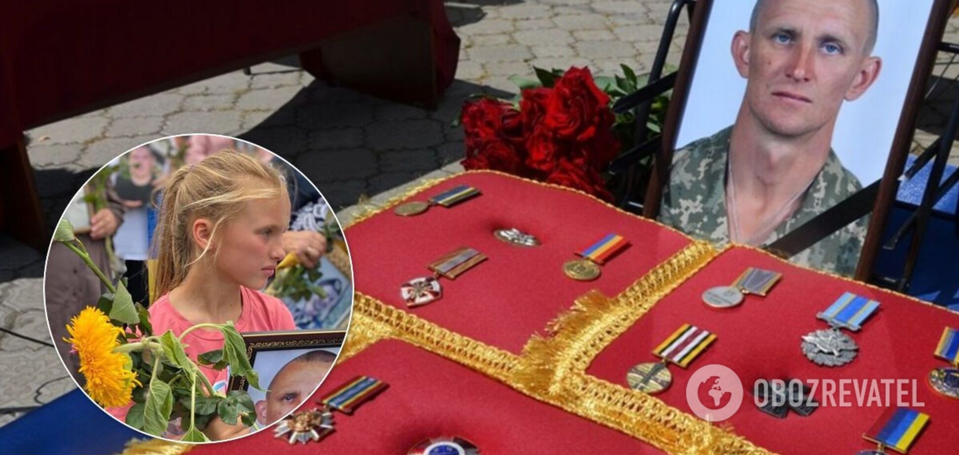 Фото дочери погибшего разведчика растрогало украинцев