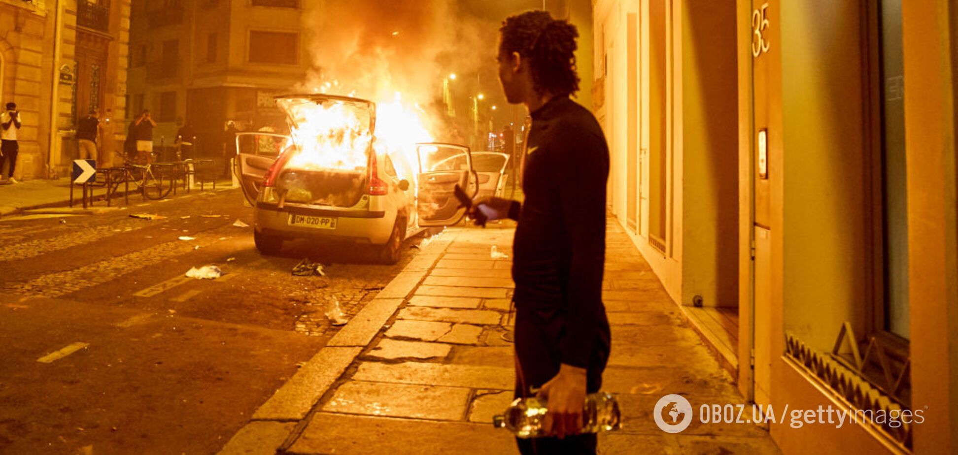 Беспорядки в Париже после финала Лиги чемпионов