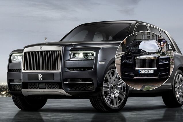 Rolls-Royce Cullinan залишили на тротуарі в центрі Києва