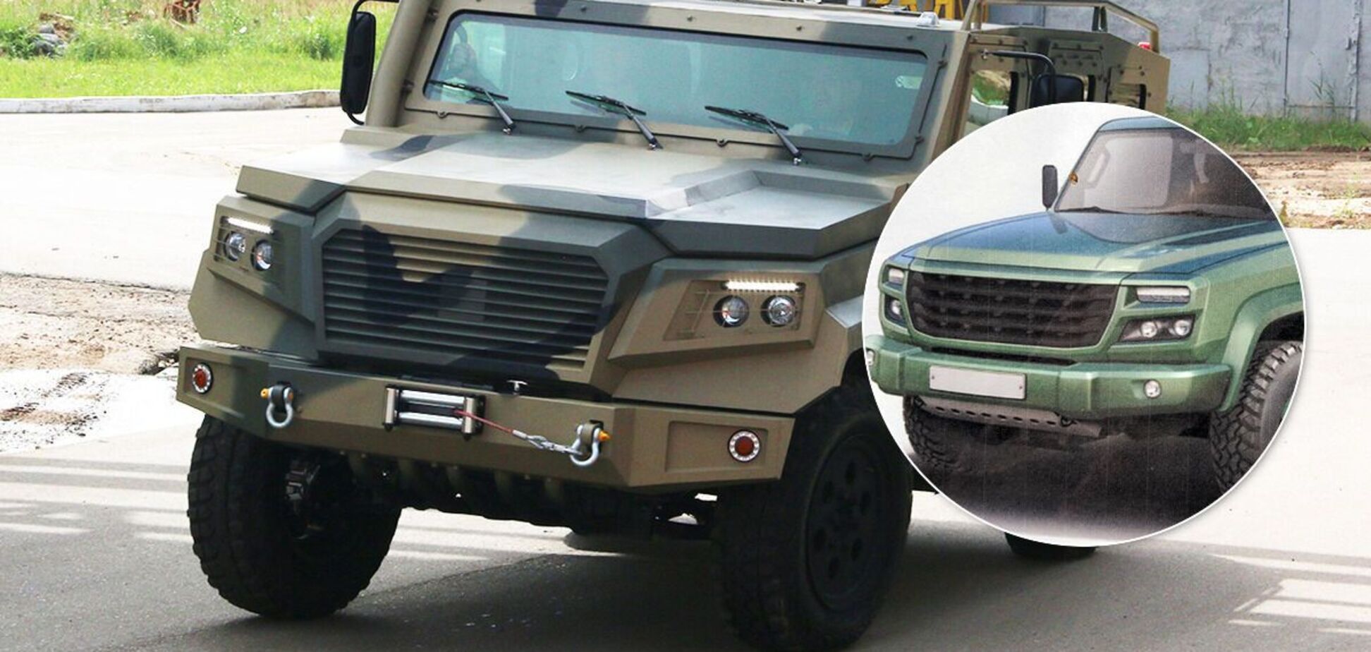 В России решили превратить военную машину в гражданское авто
