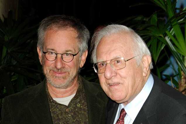 Стивен Спилберг с отцом Арнольдом Спилбергом