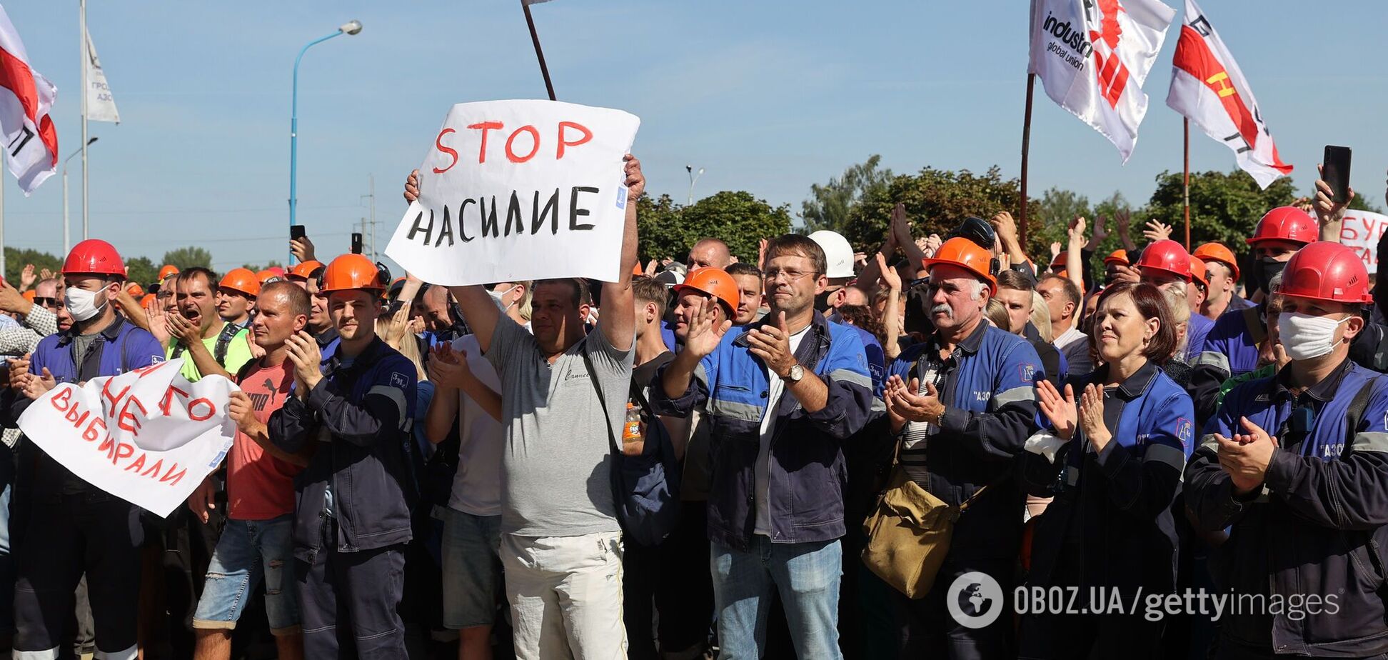 Протесты в Беларуси