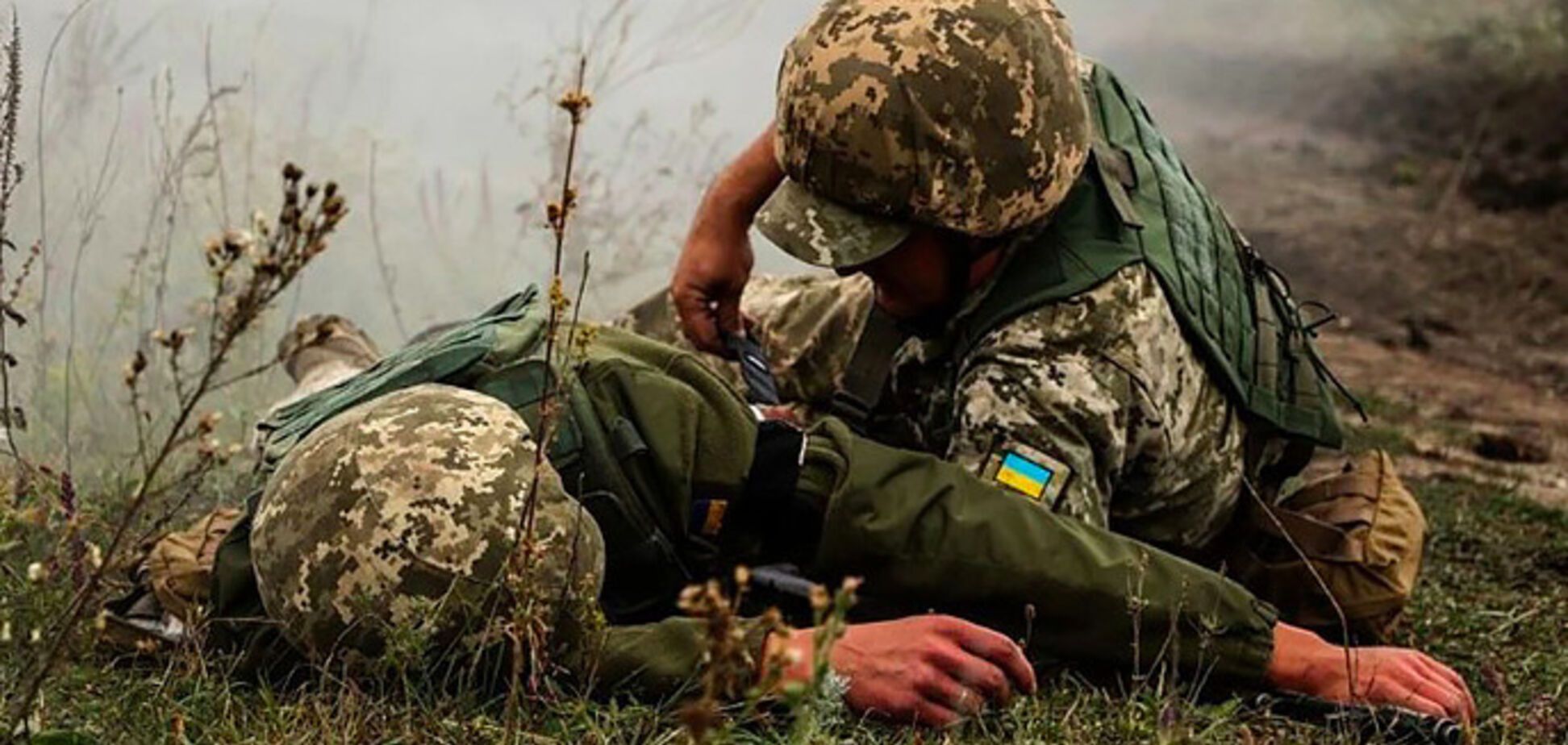 На Донбассе два морских пехотинца подорвались на мине
