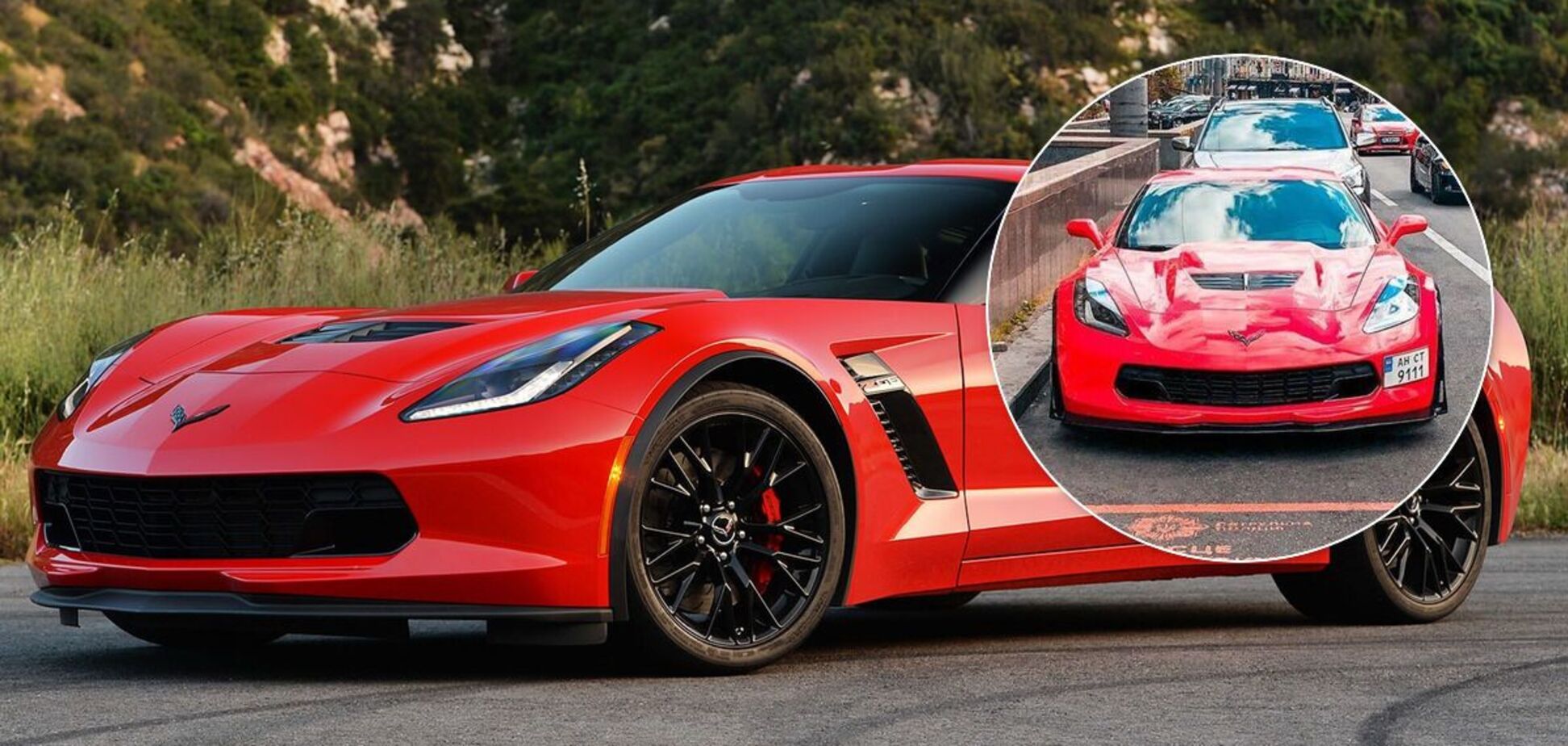 Рідкісний Chevrolet Corvette Z06 в найпотужнішому виконанні з'явився в Україні