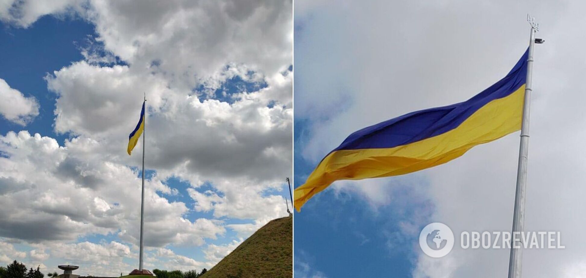 Кличко прокомментировал 'повреждение' главного флага Украины