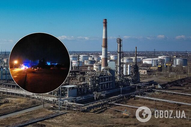 На території Одеського НПЗ стався вибух