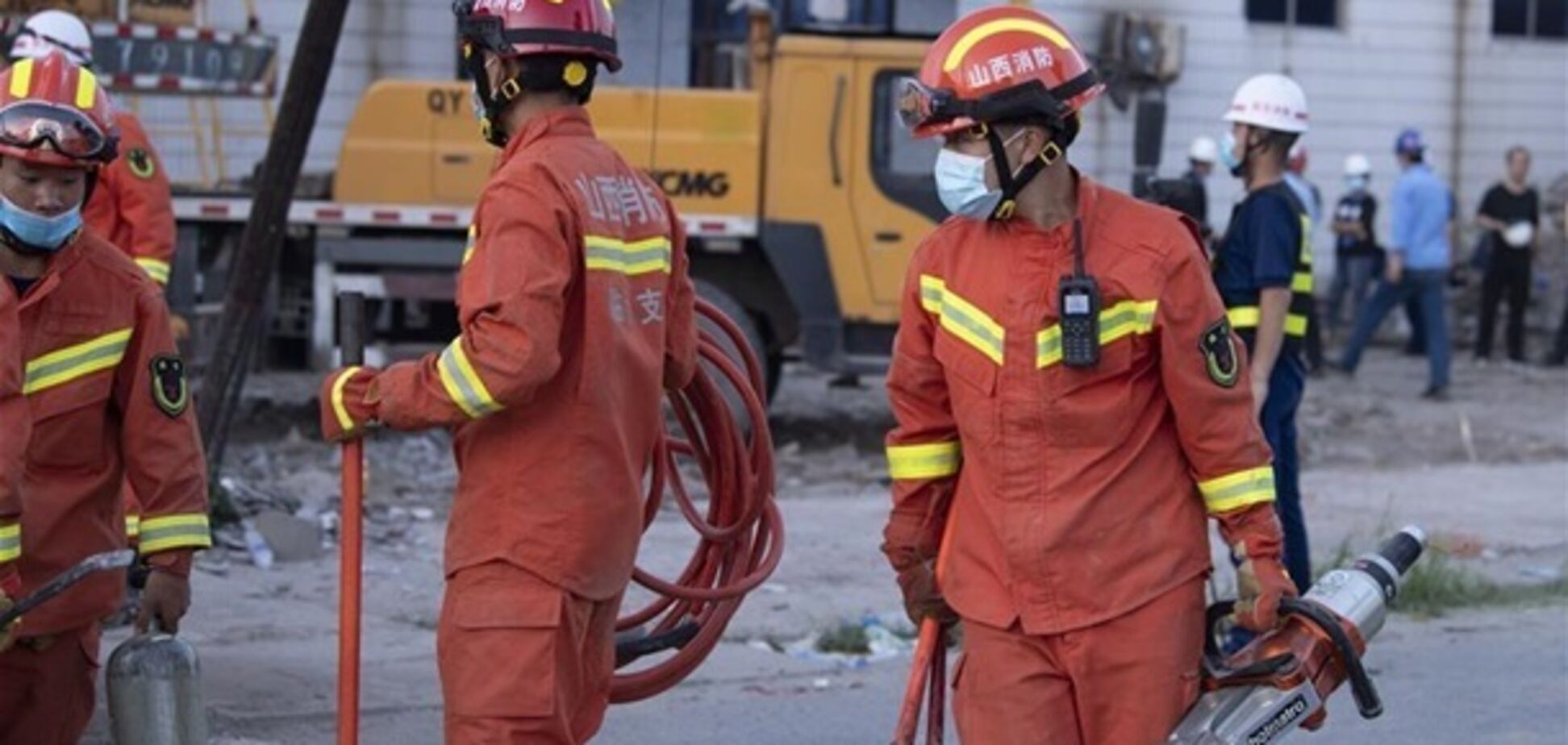 В Китае обрушился ресторан