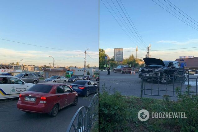 В Харькове грузовик устроил крупное ДТП с пострадавшими. Фото и видео