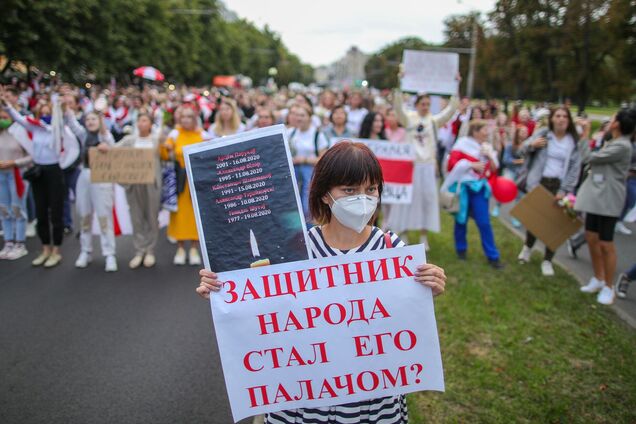протесты в Беларуси